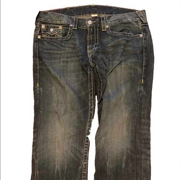 True Religion Ricky Relaxed Straight Denim - Picture 2 of 6